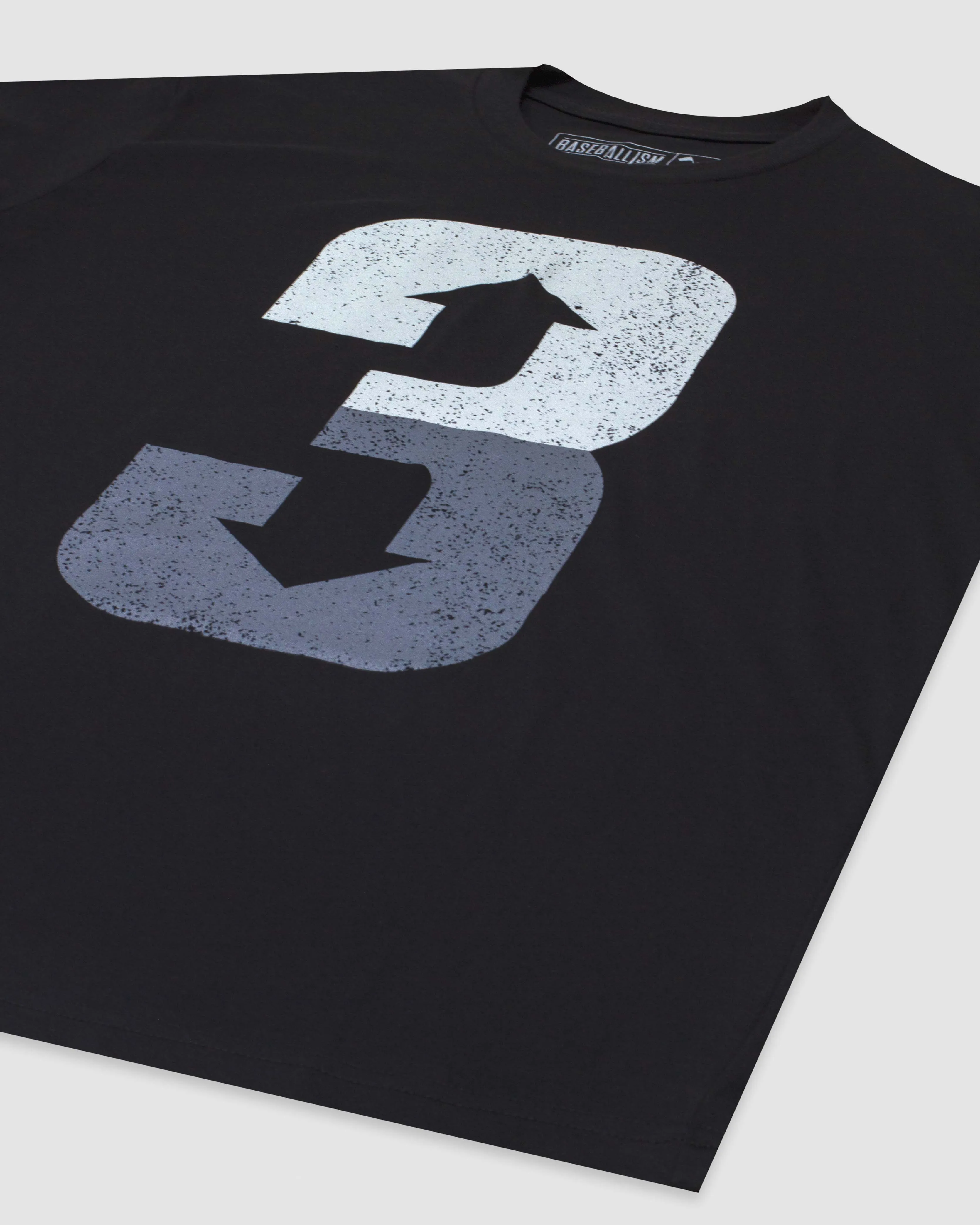 3 Up 3 Down (Black) - Men's Tee Pastel Shades