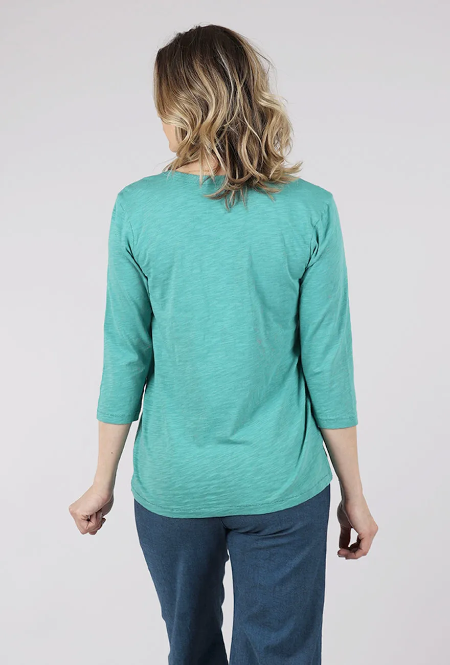 3/4-Sleeve Fave Tee, Open Water Summer Ready