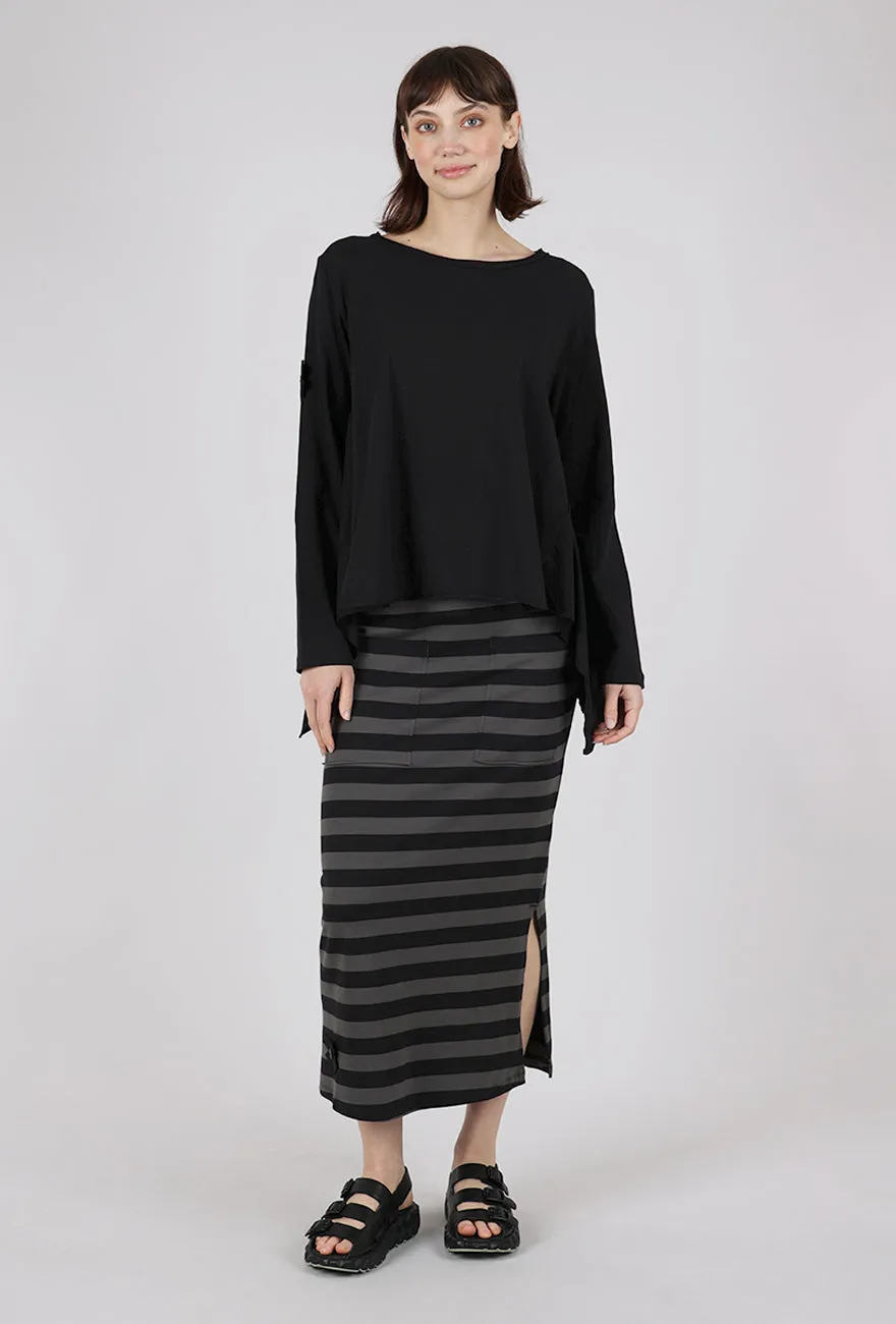 A Big Shirt, Black Modern Ease