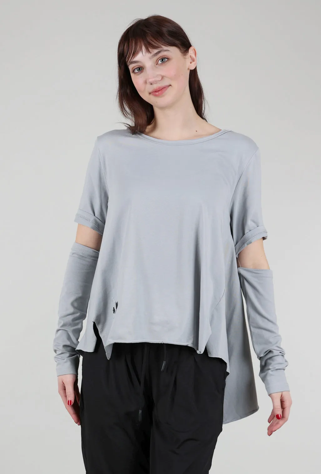 Indoor Event Outdoor Outfit Style A Big T Shirt, Light Gray