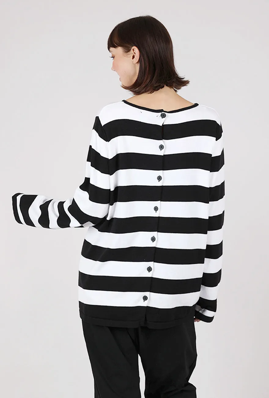 A Ringlet Sweater, Black Stripe Modern Look
