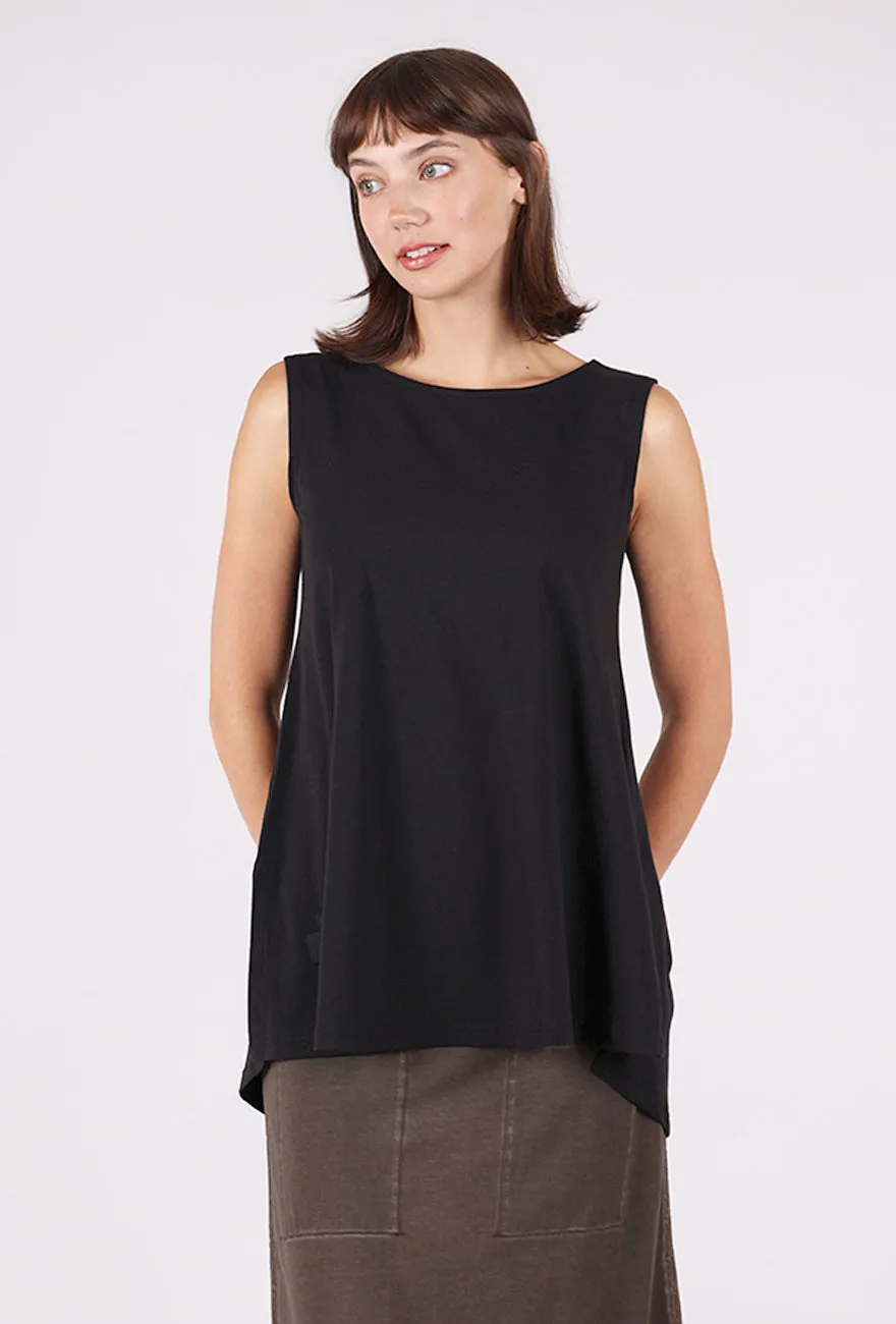 Urban Style Trend Stylish A Top, Black