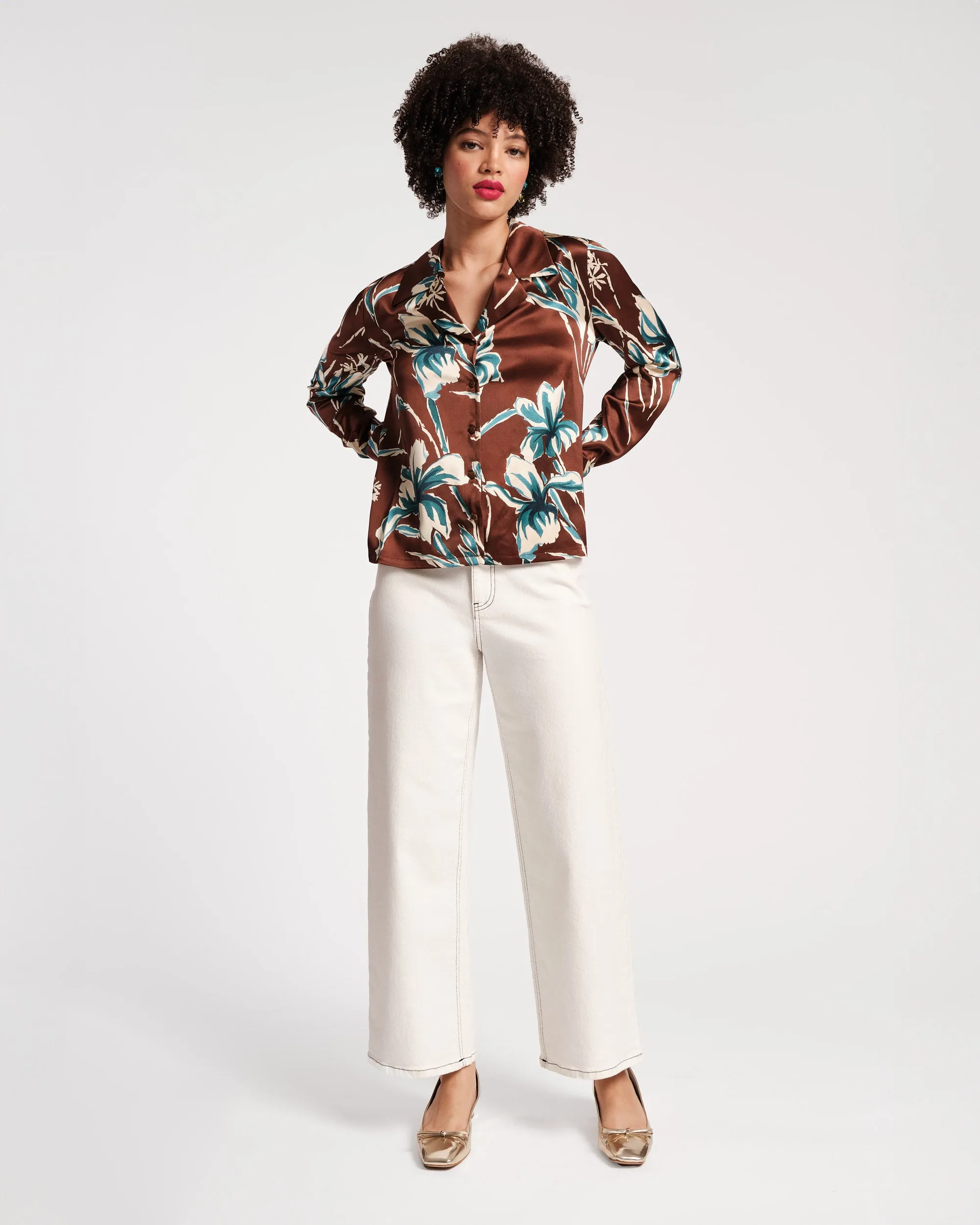 Airy Feel Ace Jean Stretch Denim - White