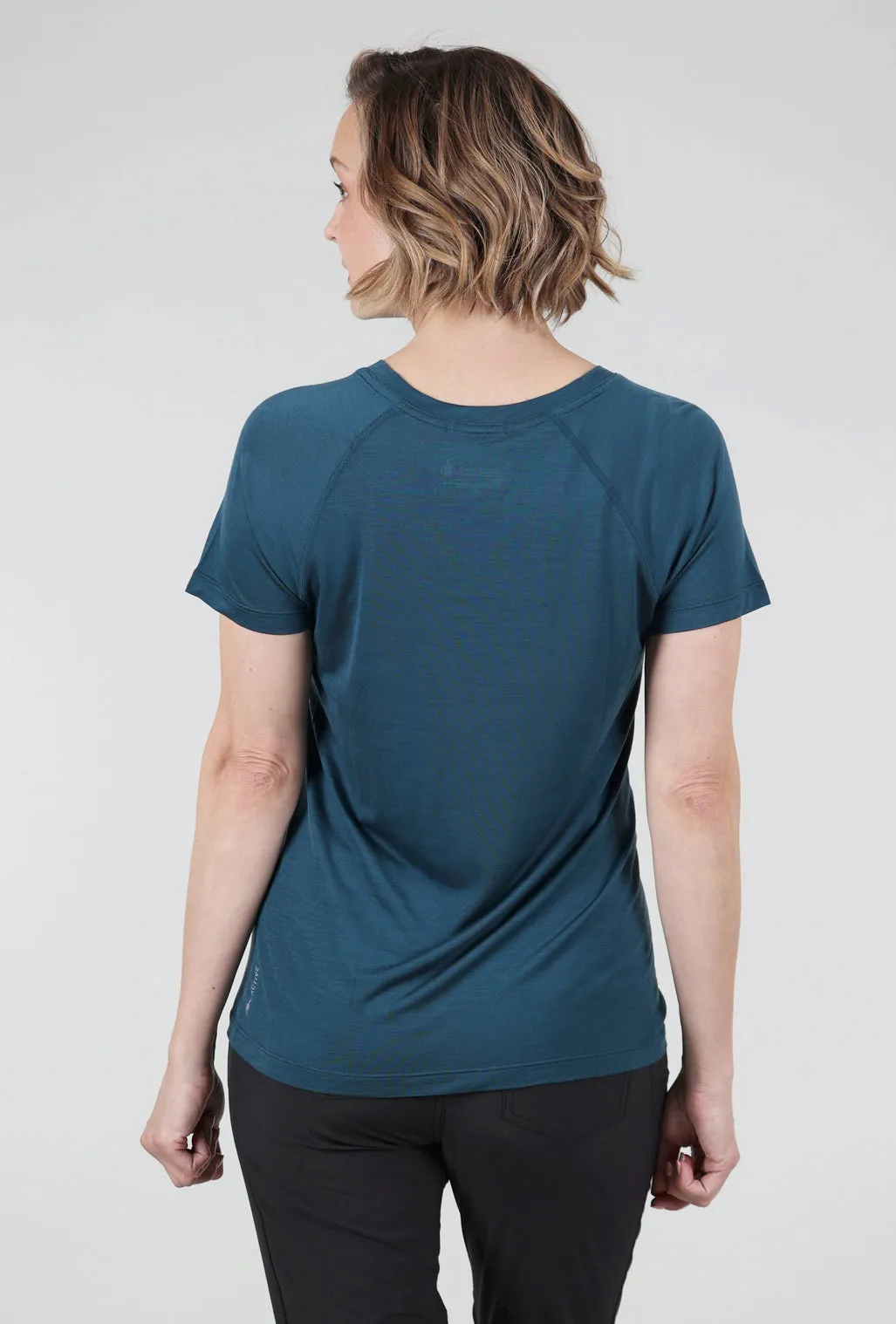 Active Ultralite S/S Top, Twilight Blue Multi - functional