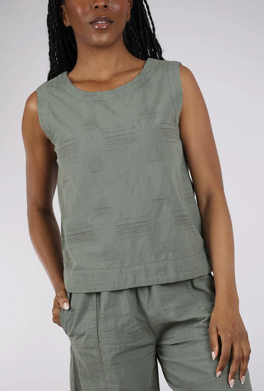 Active Wear Artful Mini Stripe Facing Shell, Clay