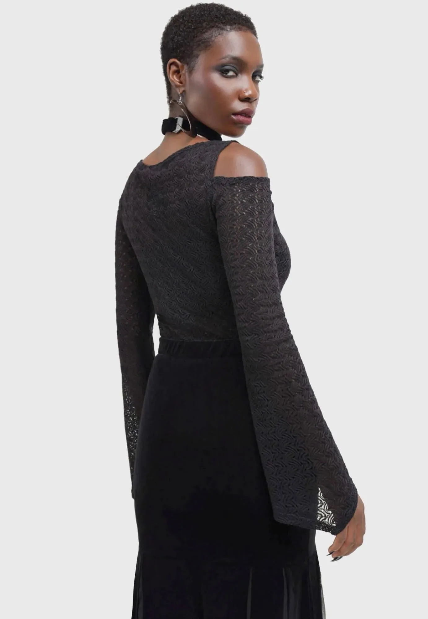 Airy Draping Killstar - Morose - Skirt