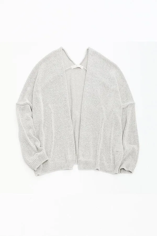 All Day Ease Dry Silk Ocher Cardigan