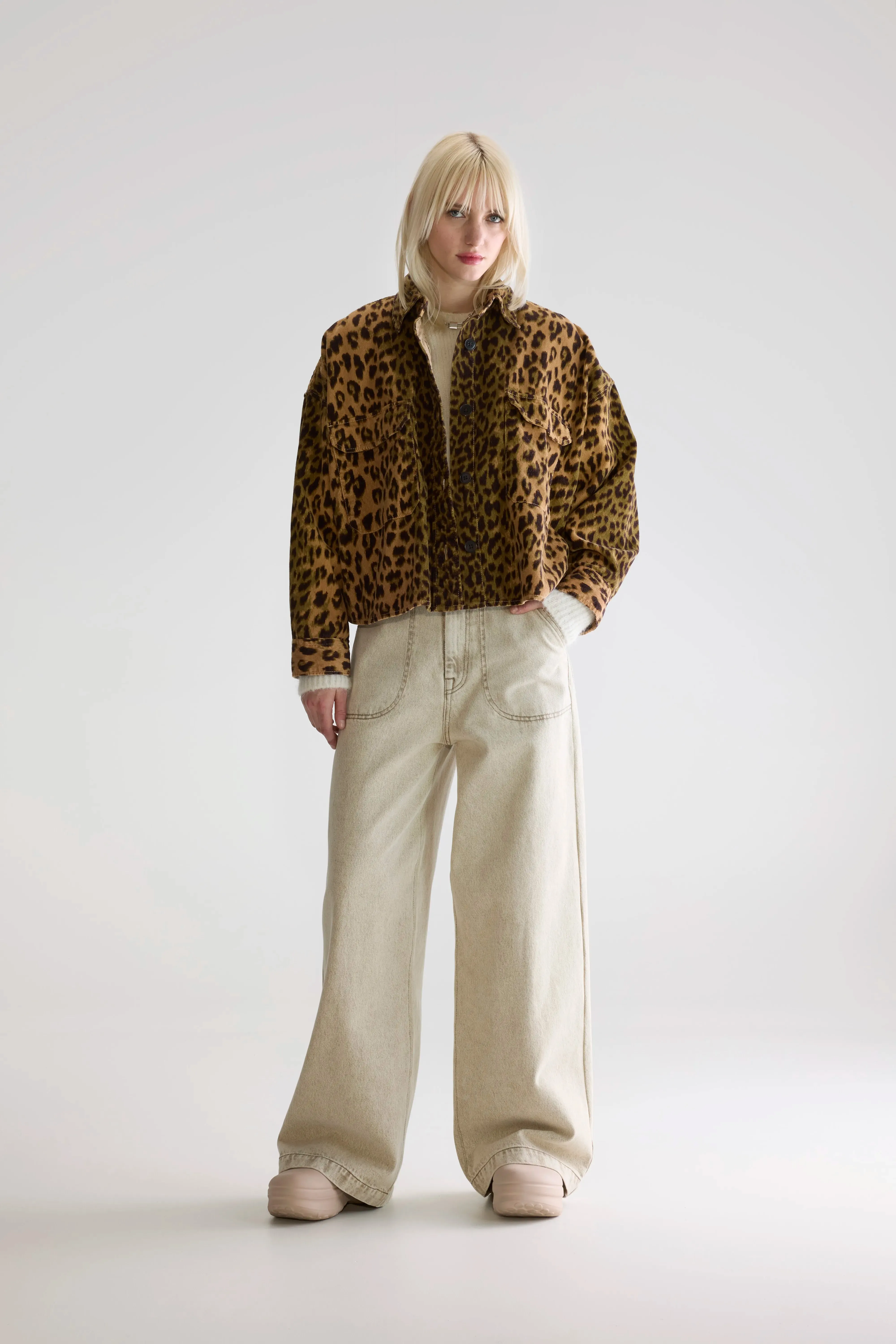 All Day Function Wyat leopard overshirt (252 / W / COMBO B)