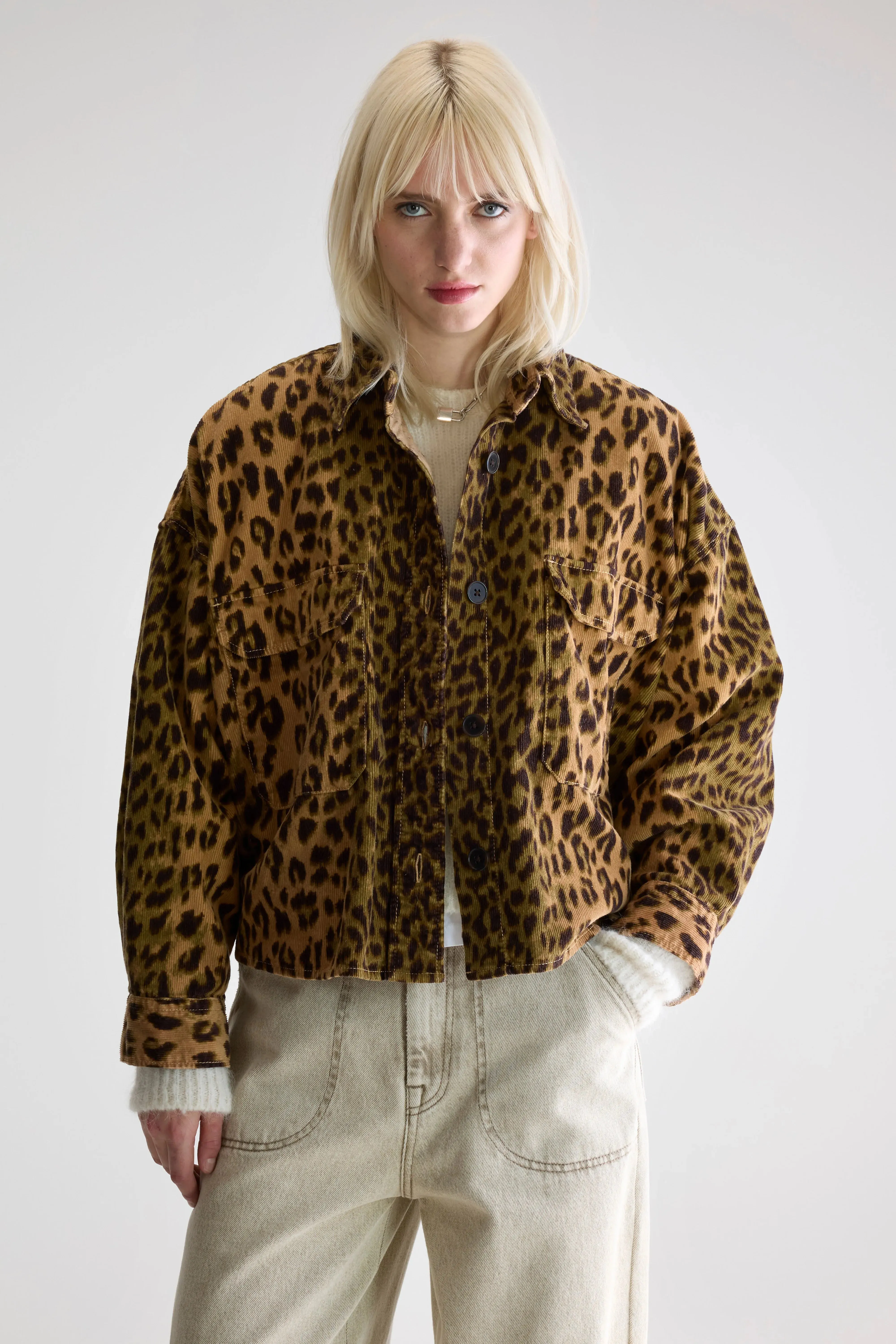 All Day Function Wyat leopard overshirt (252 / W / COMBO B)