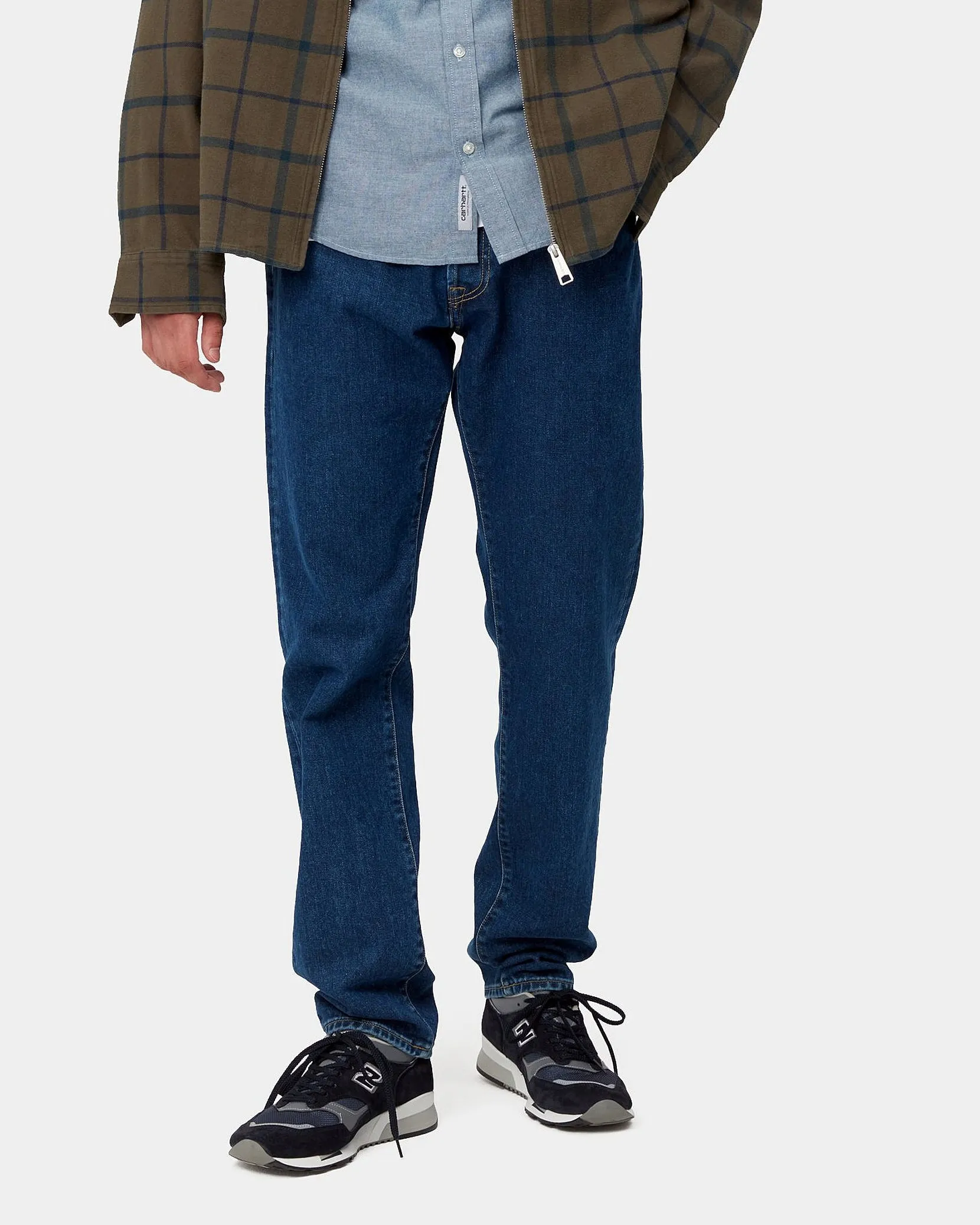 Carhartt WIP Klondike Pant Regular Tapered Mens Jeans - Blue Stone Washed | Carhartt WIP Jeans | JEANSTORE