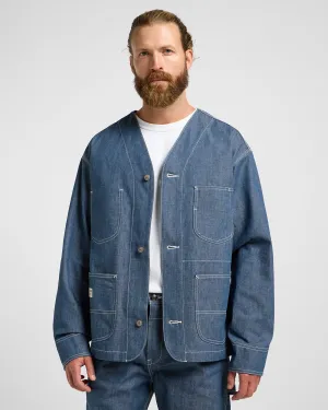 Lee 101 31JR Selvedge Denim Chore Coat - Raw | Lee Jackets & Coats | JEANSTORE
