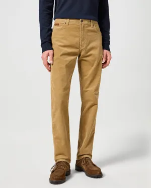 Wrangler Texas SLIM Mens Cords - Tigers Eye | Wrangler Cords | JEANSTORE