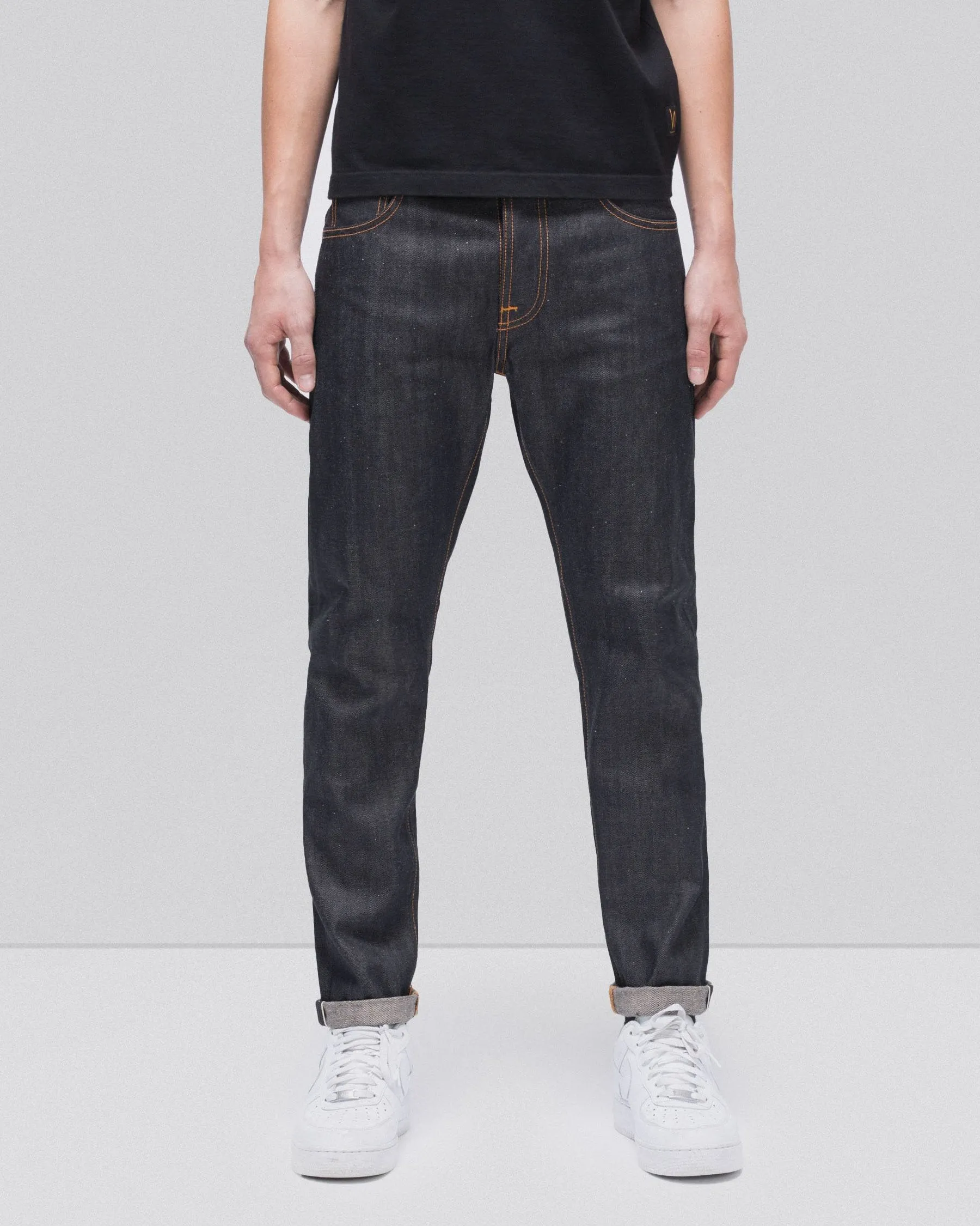 Nudie Steady Eddie II Regular Tapered Mens Jeans - Dry Selvage | Nudie Jeans Jeans | JEANSTORE