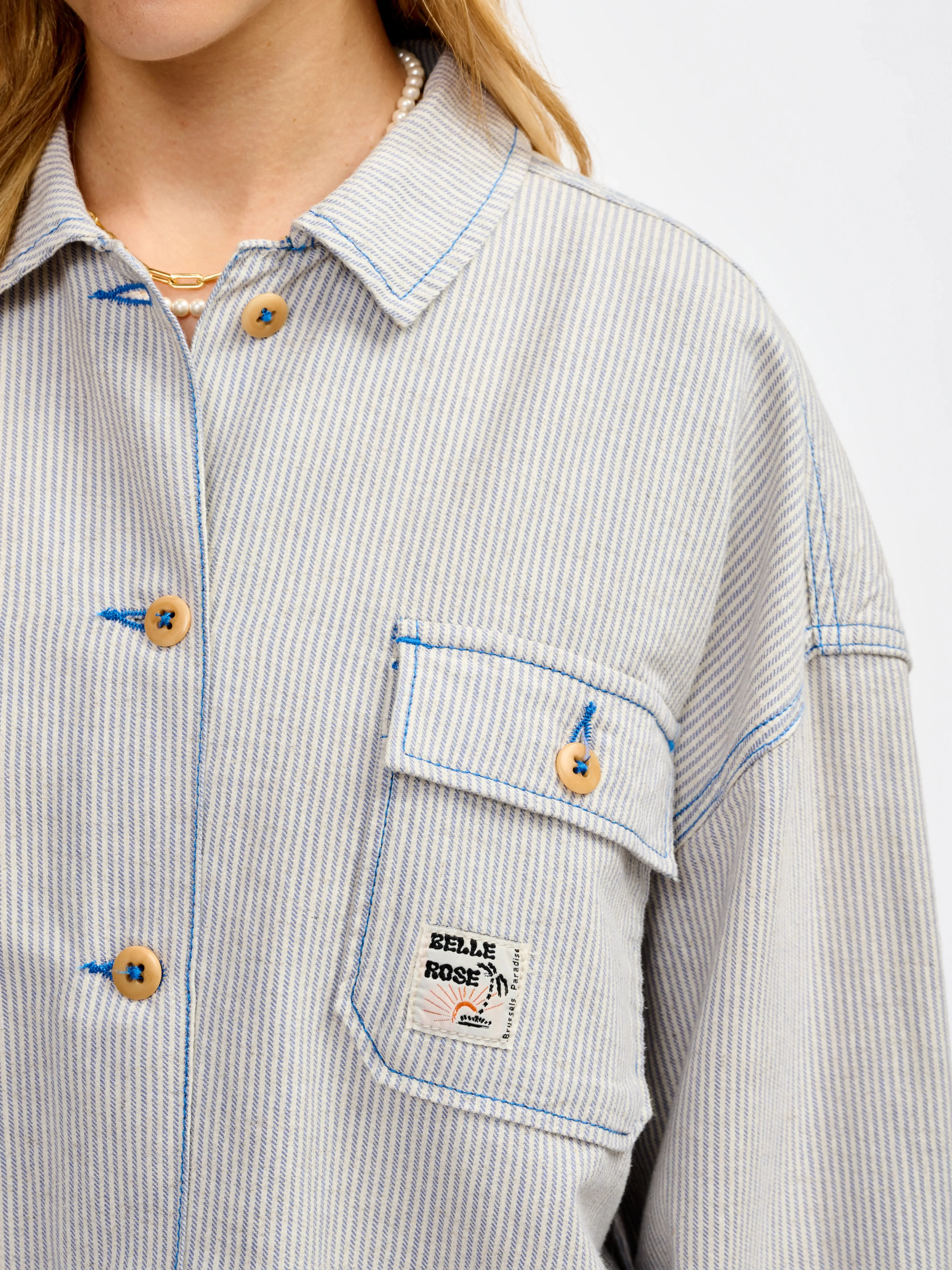 All terrain parrish overshirt (241 / W / STRIPE A)