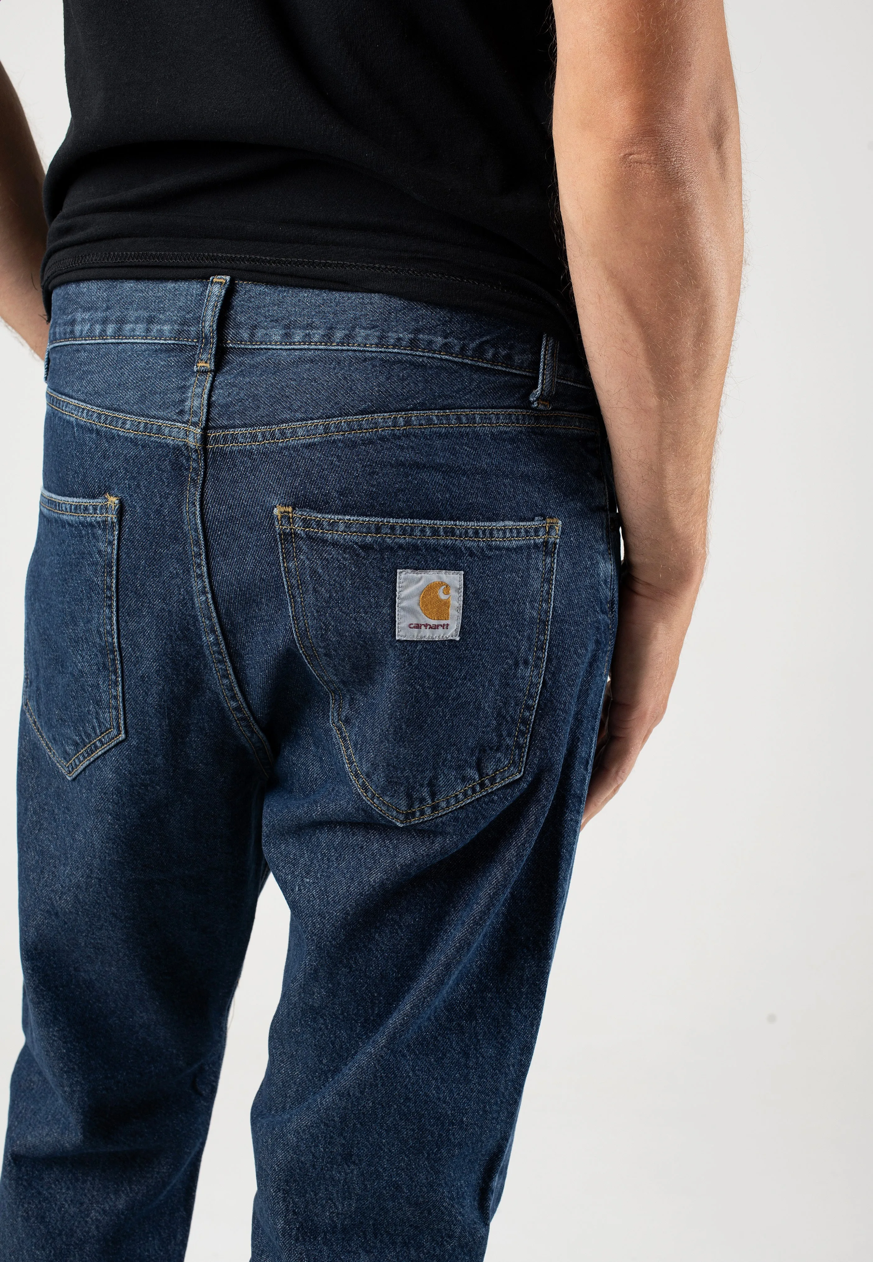 All Time Fit Carhartt WIP - Nolan Stone Washed Blue - Jeans