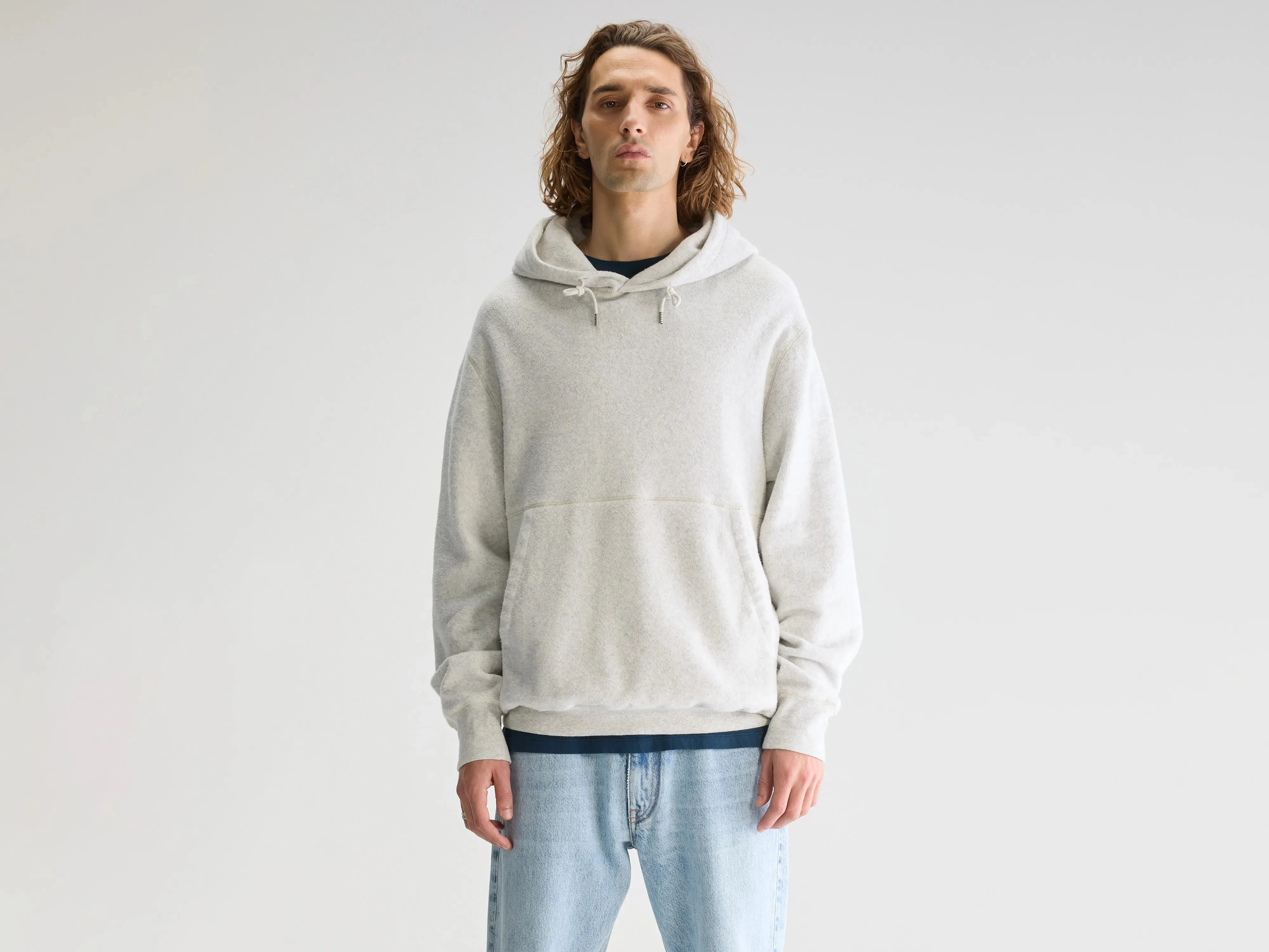 Mattis relaxed hoodie (251 / M / OYSTER) product belt definition