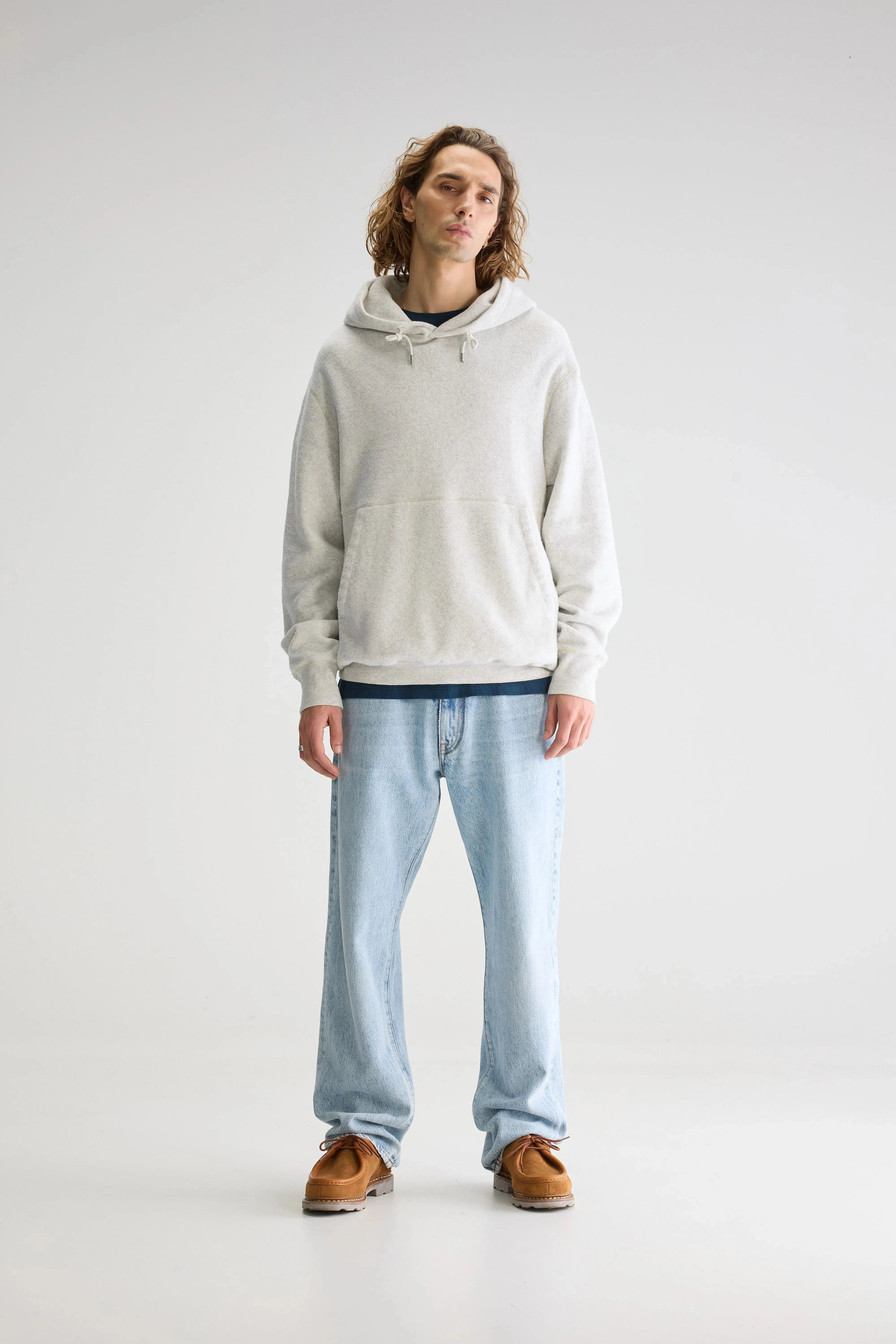 Allergy free Mattis relaxed hoodie (251 / M / OYSTER)