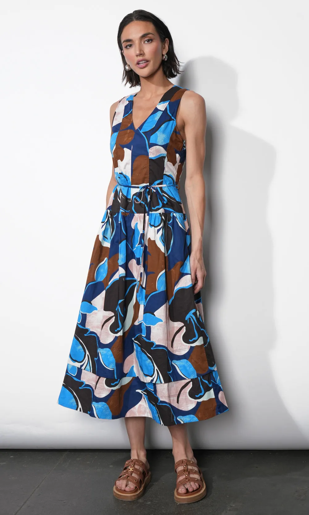 Abi Poplin Midi Dress G256D6429