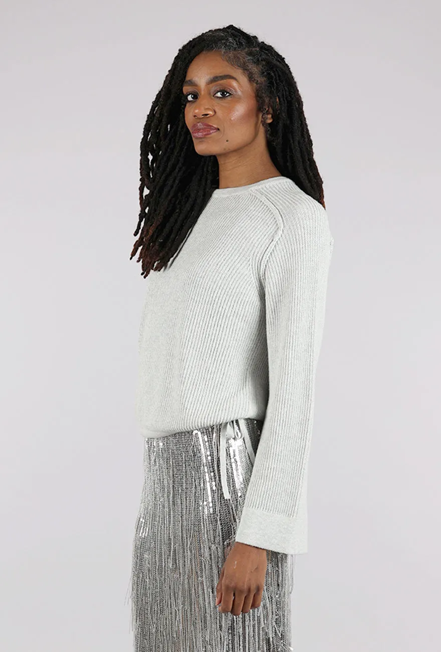 american casual Drawstring Pullover, Mercury