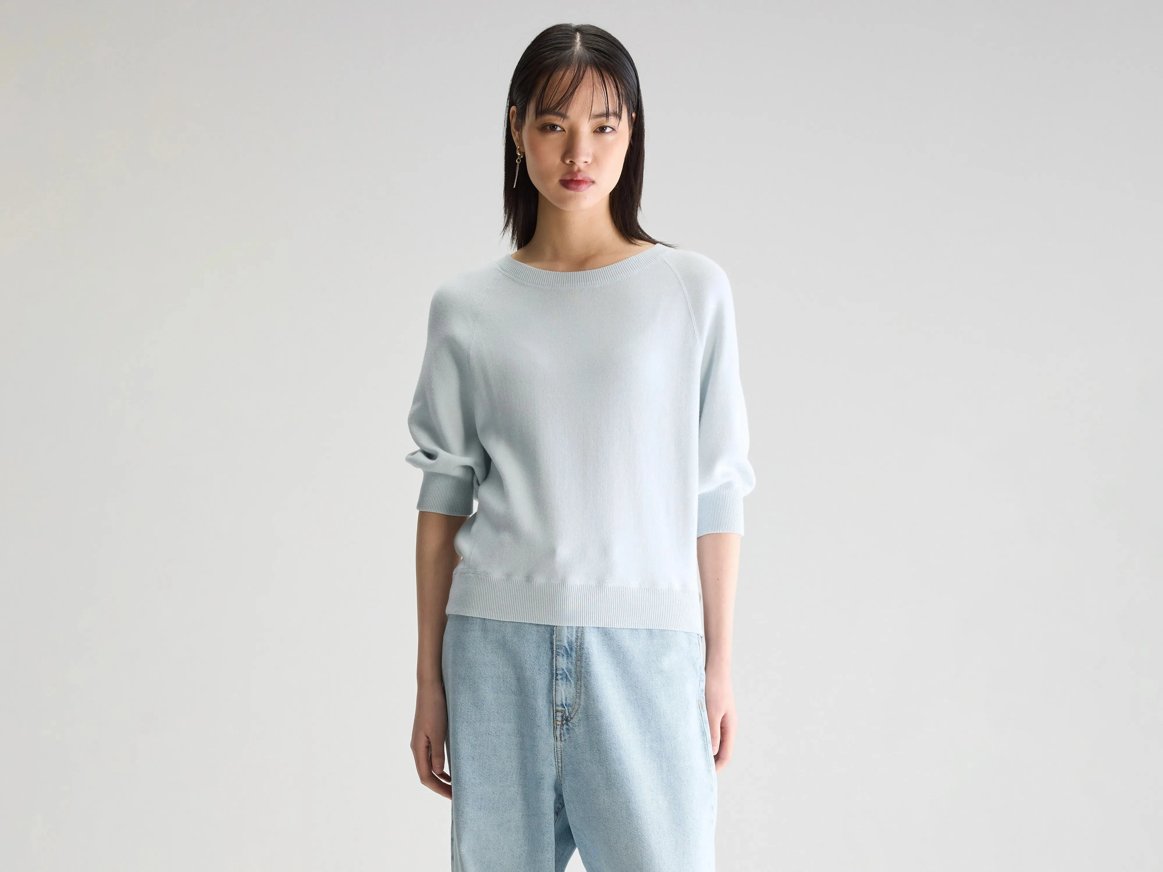 bag accents Cool Shades Anglet crewneck sweater (251 / W / OASIS)
