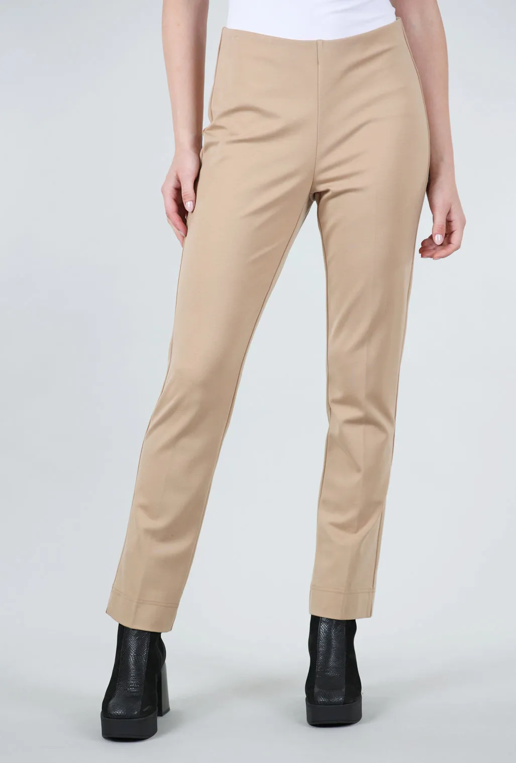 Annie Ponte Pant, Cork Linen blend
