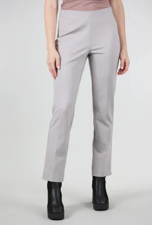 Annie Ponte Pant, Gravel All Use Polyester fabric