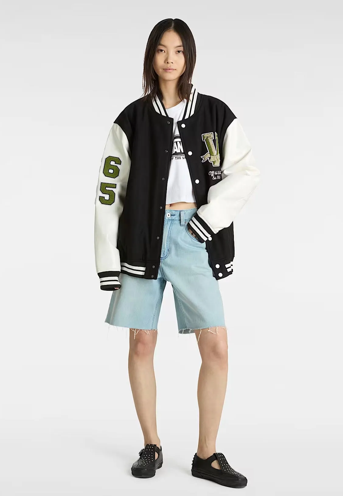 Anti-bacterial Vans - Sirelle Cut-Off Jorts Light Stonewash - Shorts