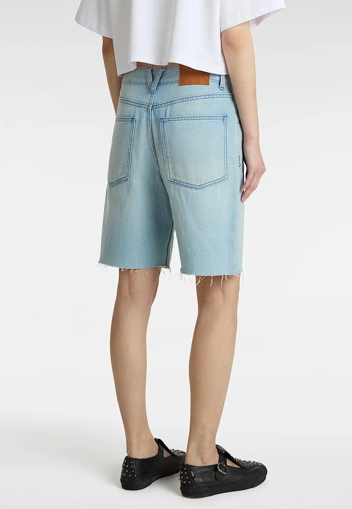 Anti-bacterial Vans - Sirelle Cut-Off Jorts Light Stonewash - Shorts