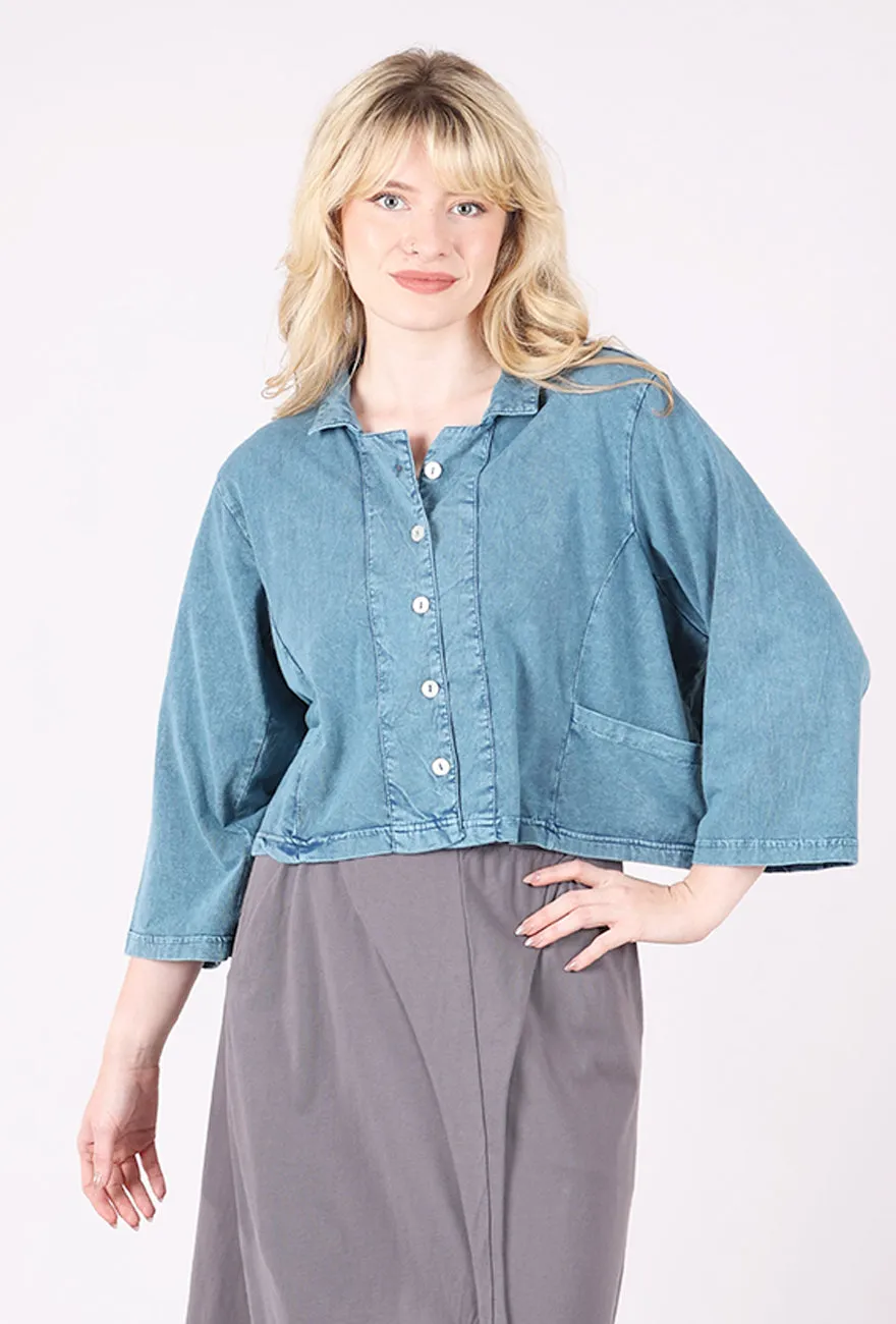 Jersey Parker Jacket, Denim Work Ready