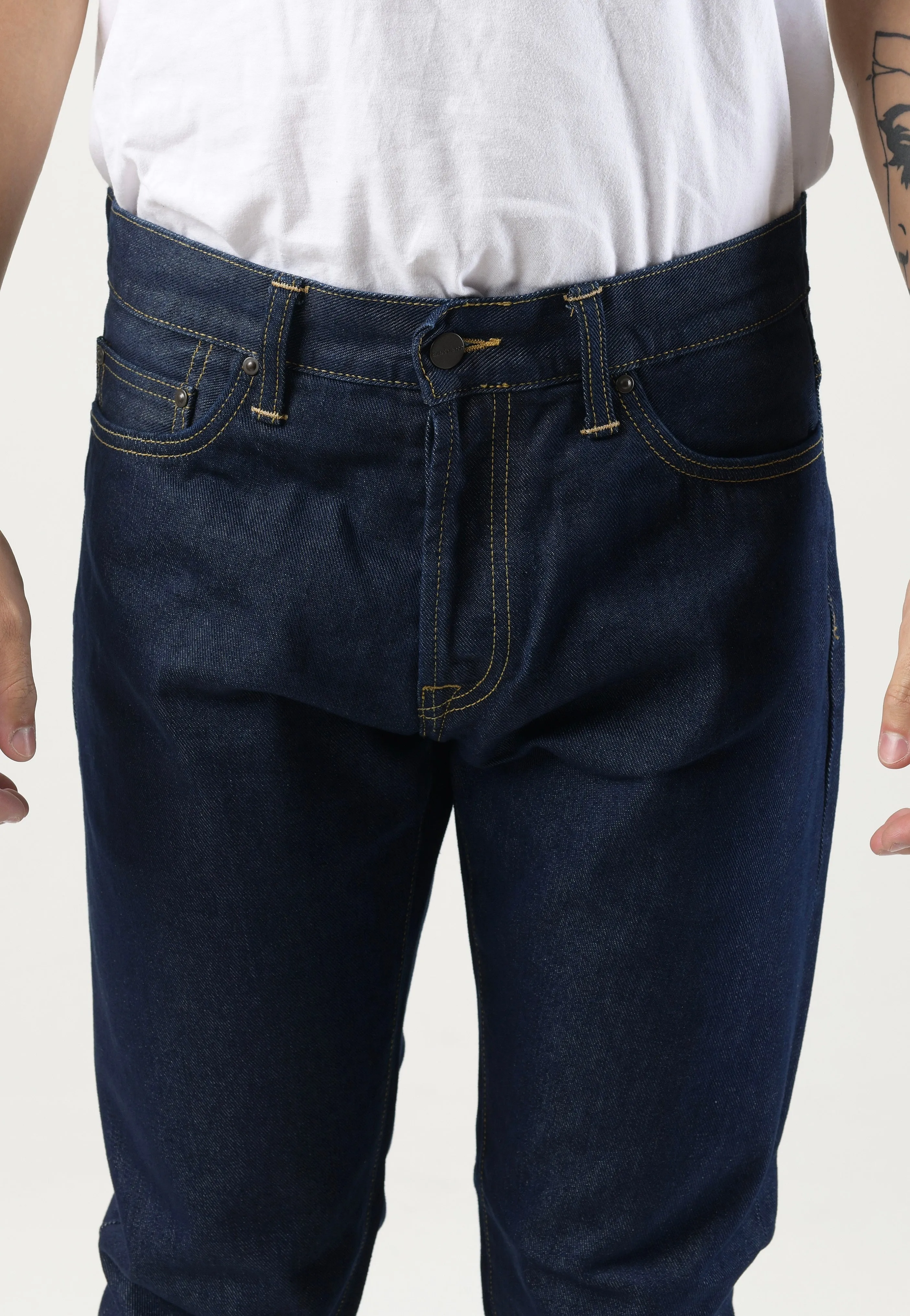 Anytime Fit Carhartt WIP - Klondike One Wash Blue - Jeans