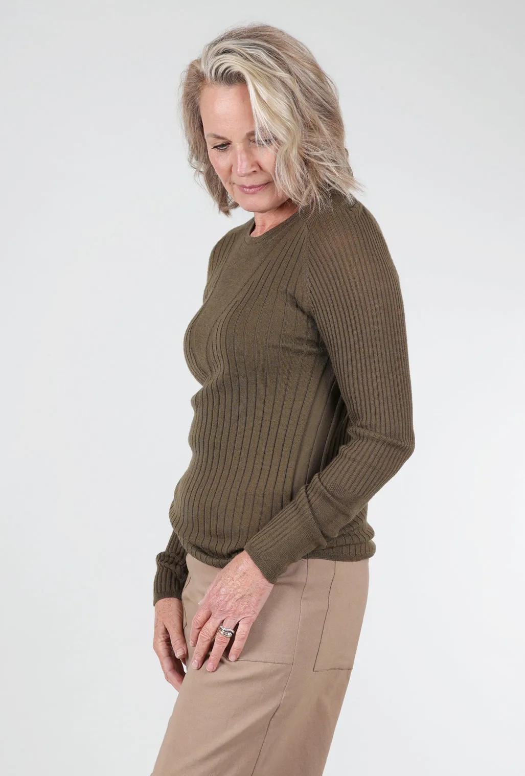 Applique Embroidery Maille Textured Pullover, Tisane
