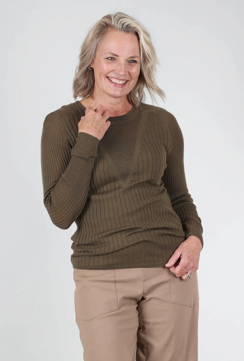 Maille Textured Pullover, Tisane Outdoor cold-weather sweater Warm wool-knit pullover