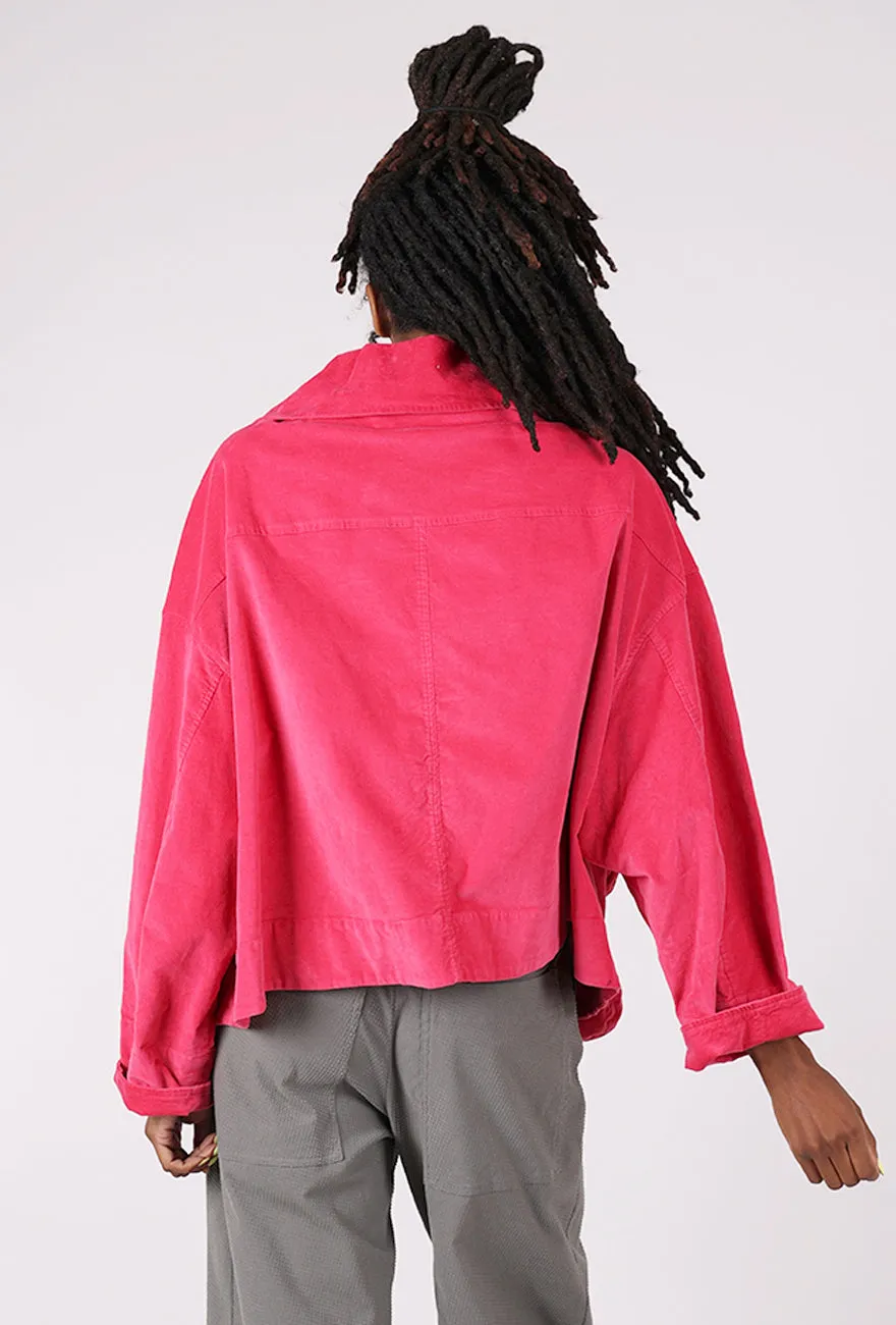Arctic style Velveteen Pocket Jacket, Lotus