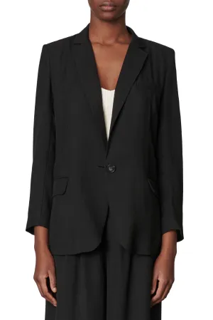 Tilia Noir Blazer Detachable Hood Designer Inspired