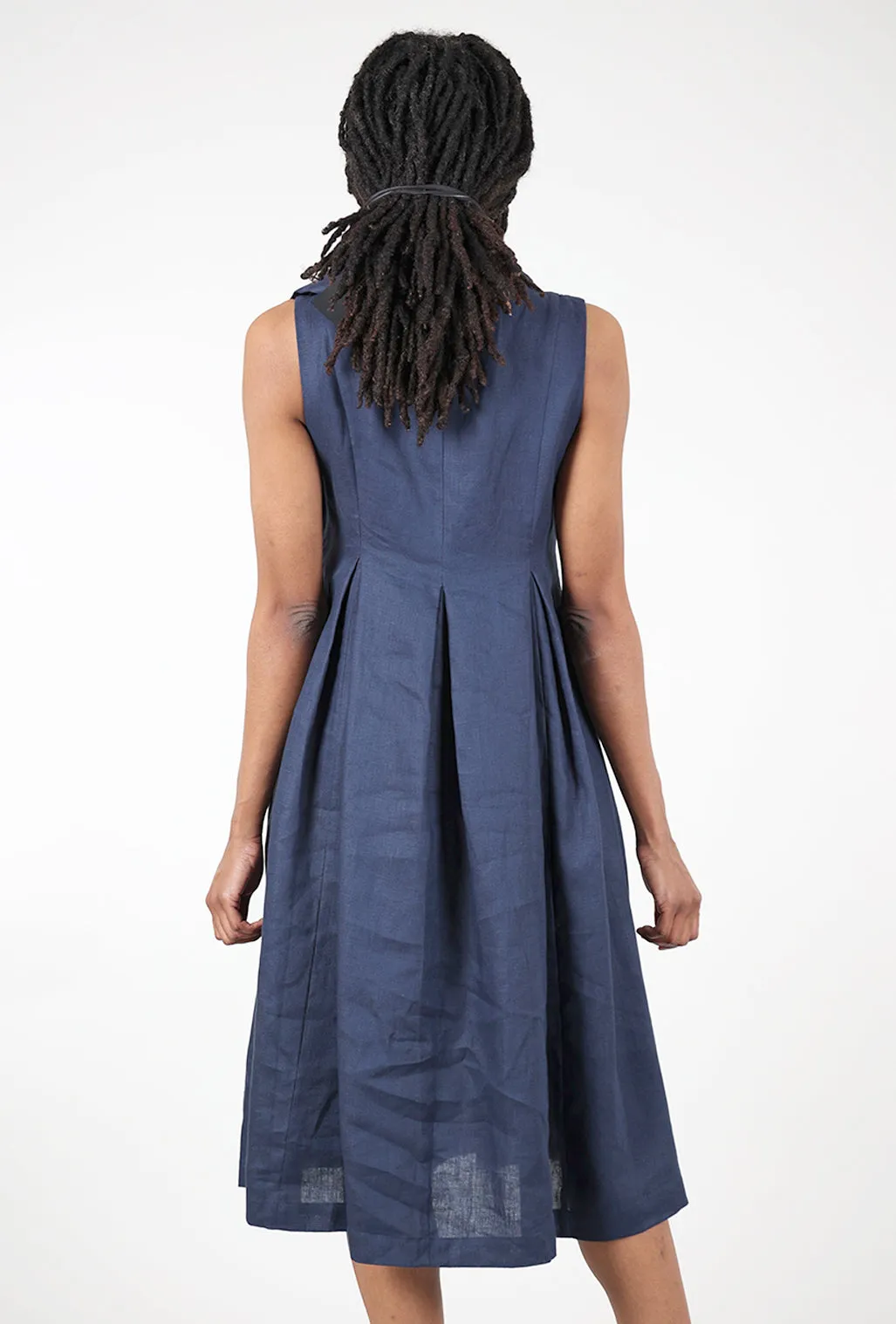 Asami Dress, Navy Exclusive Style