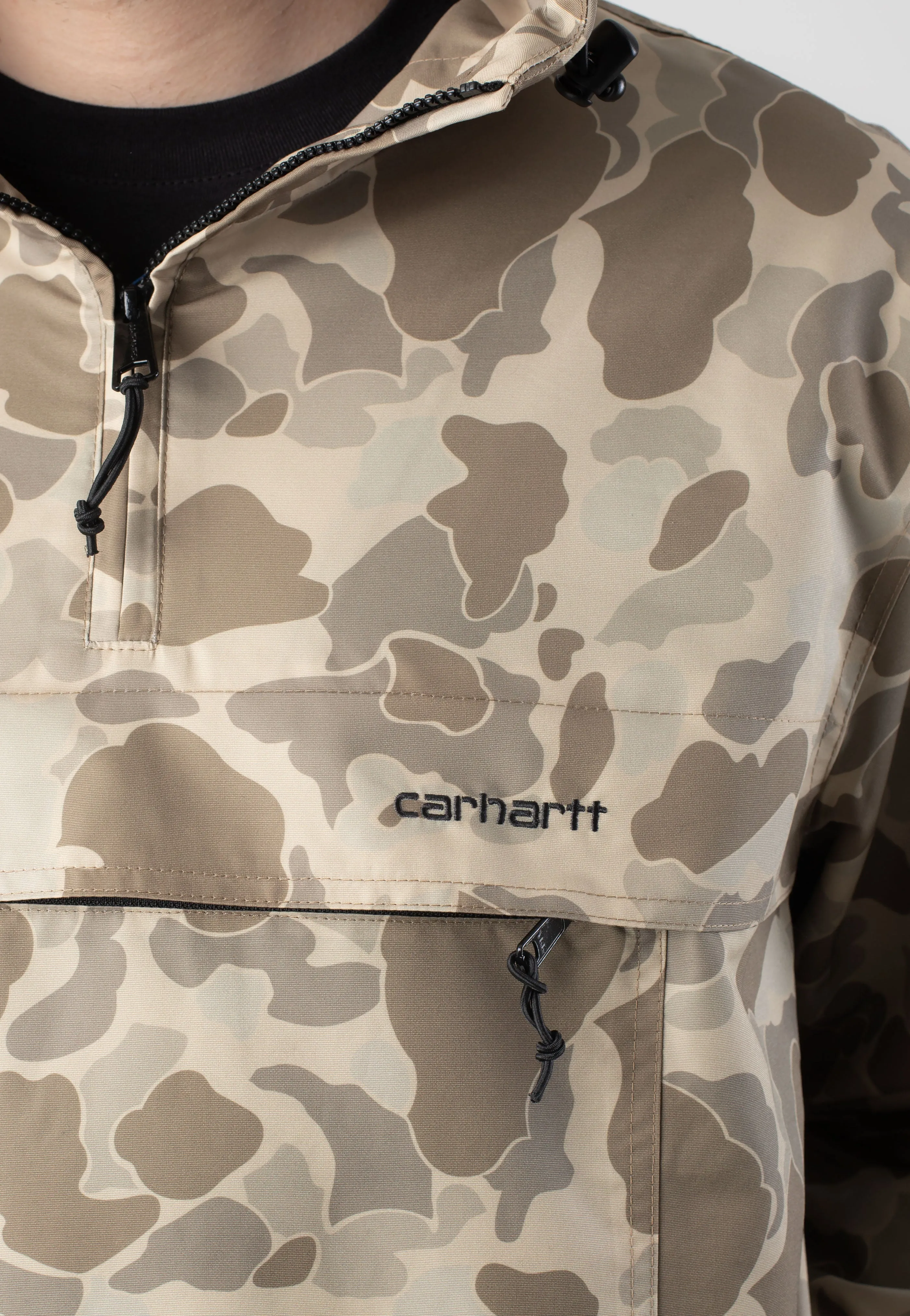 Asymmetrical Design Carhartt WIP - Windbreaker Camo Duck/Desert/Black - Jacket