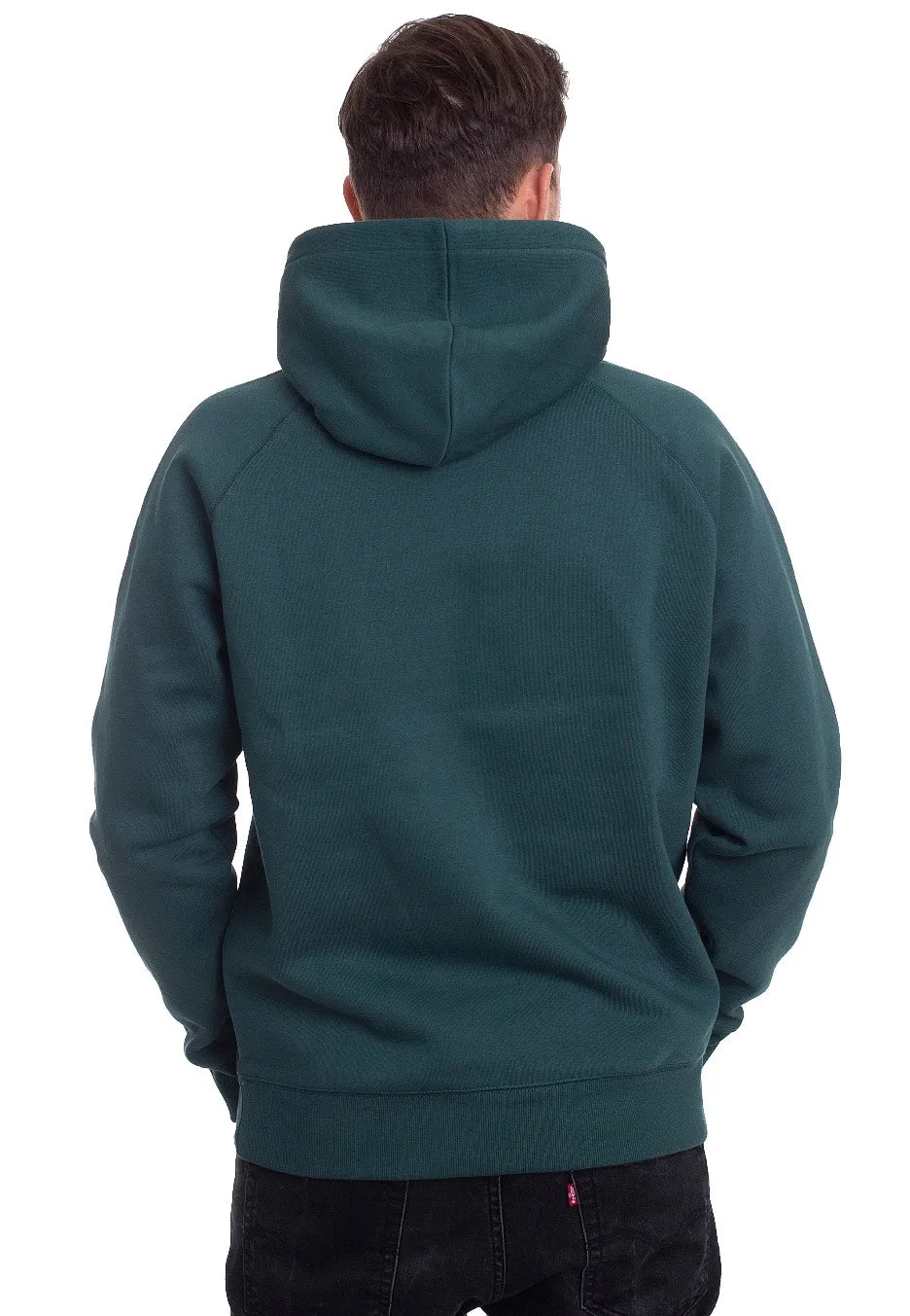 Athletic Carhartt WIP - Hooded Chase Treehouse/Gold - Hoodie