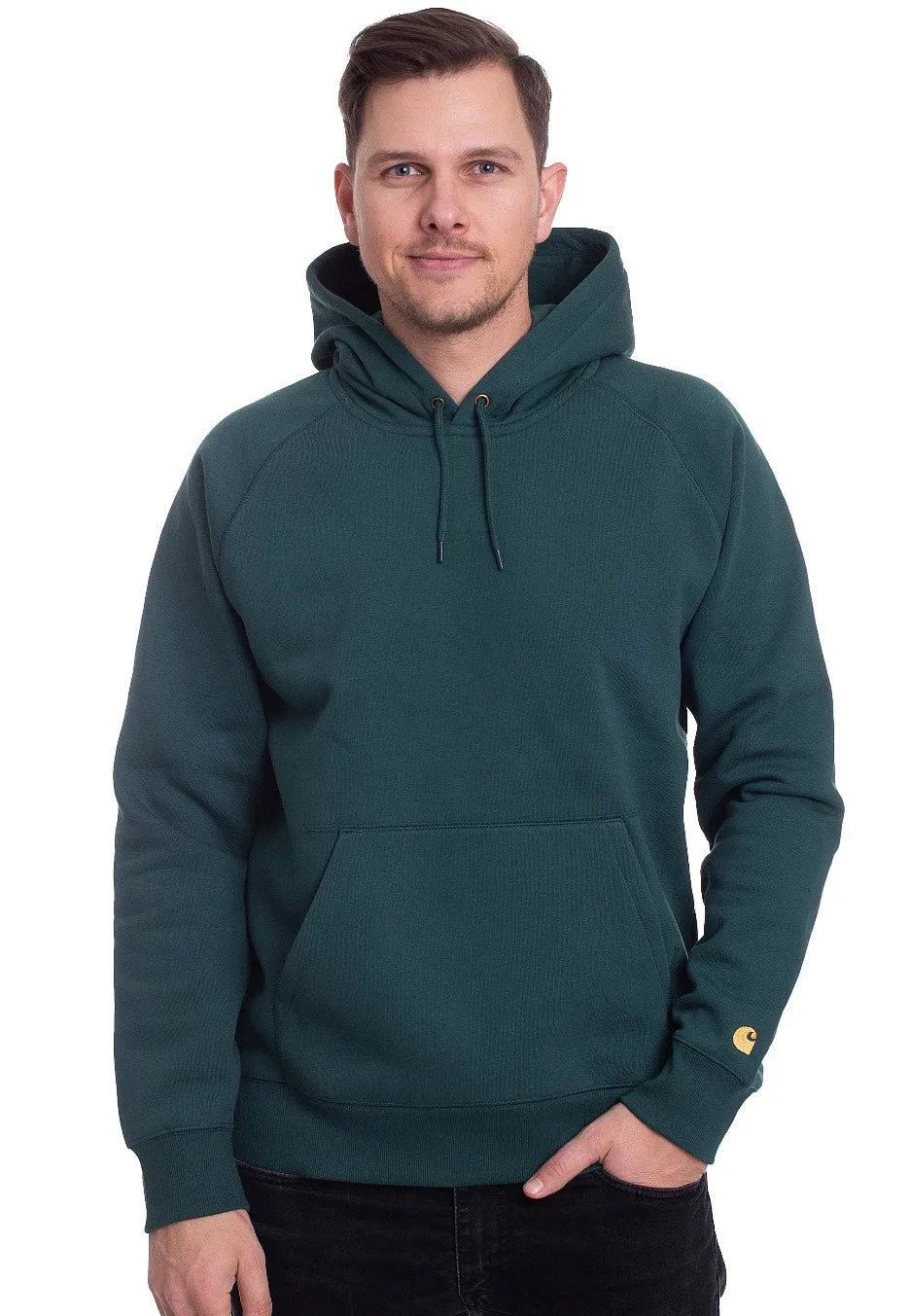 Numbat - Casual Outfit Carhartt WIP - Hooded Chase Treehouse/Gold - Hoodie