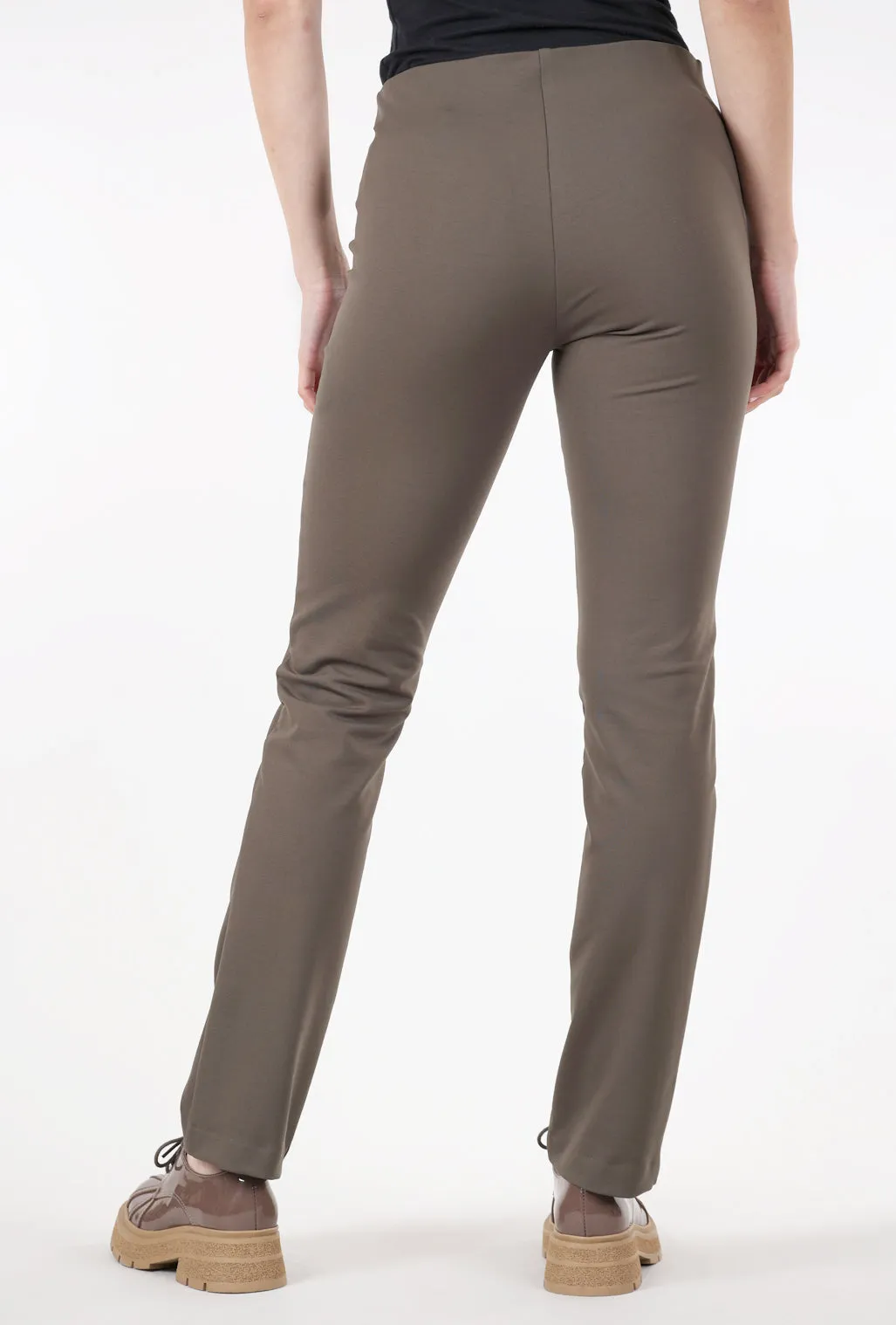 Athletic Fit Keesha Ponte Tech Pant, Earth