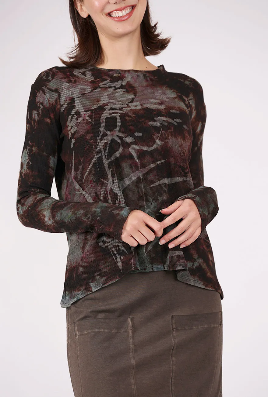 Athletic Look HB Thermal Crop Top, Stormy