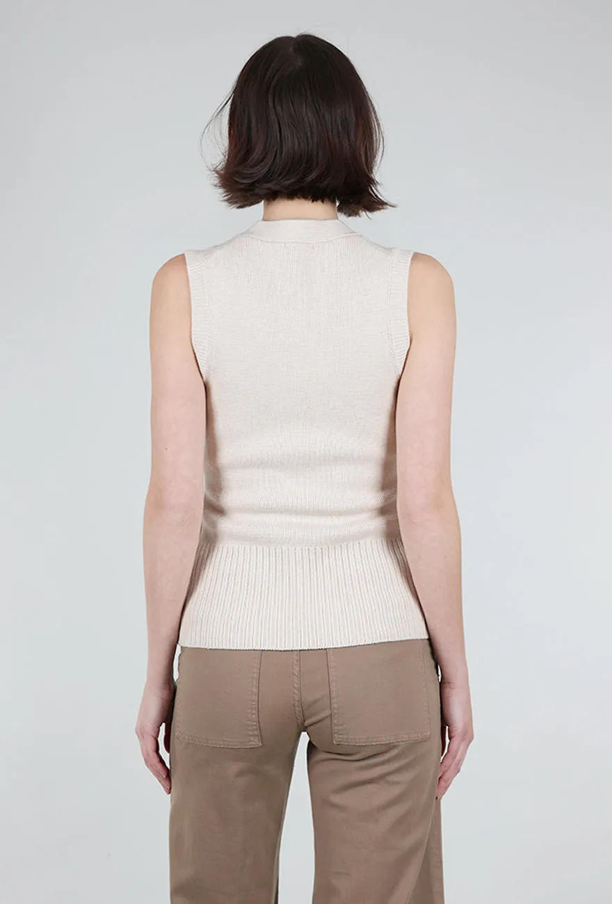 Audra Vest Cardigan, Soft Dove Summer AC