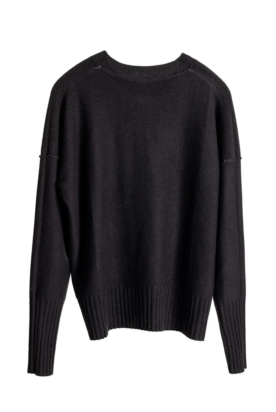Baby Cashmere Black Crew Versatile use
