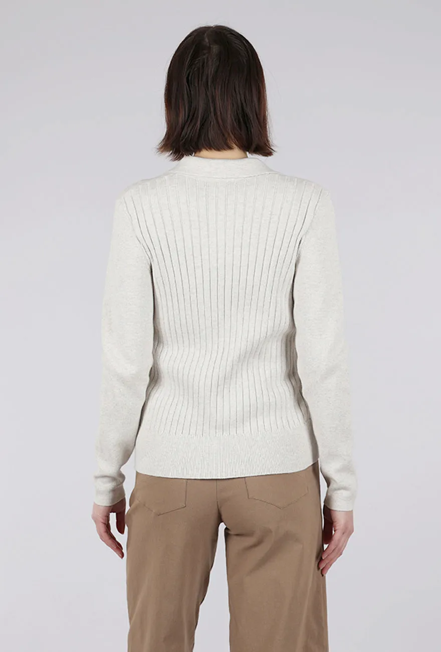Back Rib Knit Blazer, Champagne Plush Luxe