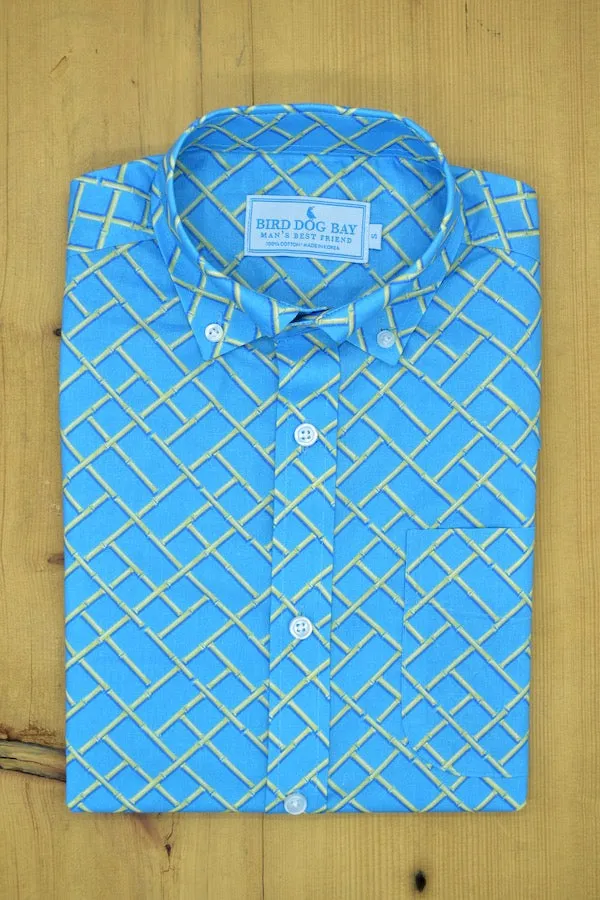 Bamboo Lattice: Weekender - Blue Workwear Essential
