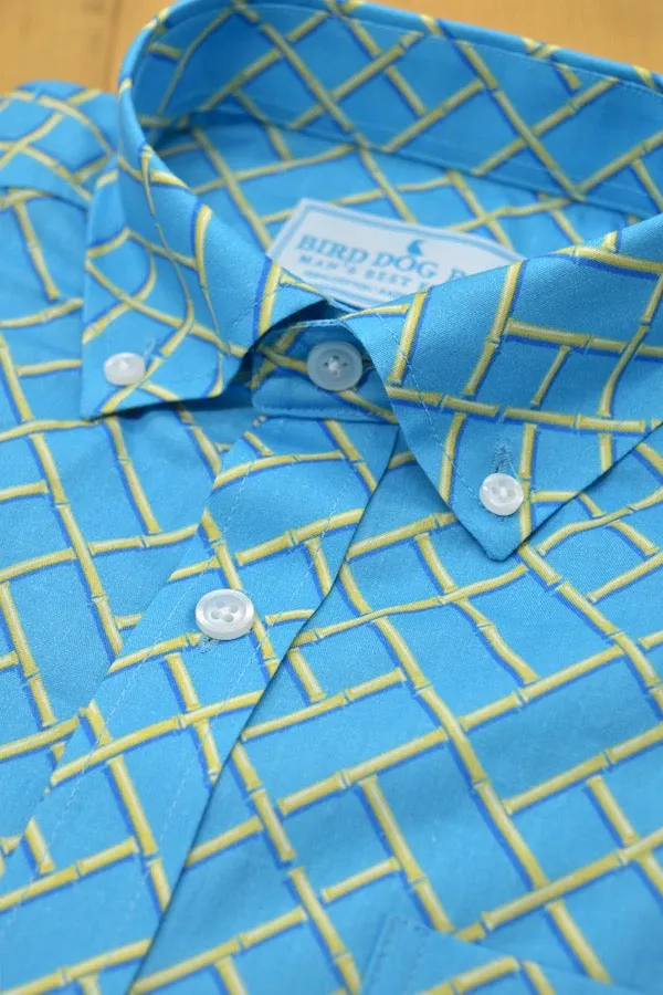 Warm-weather essential Casual Style Bamboo Lattice: Weekender - Blue