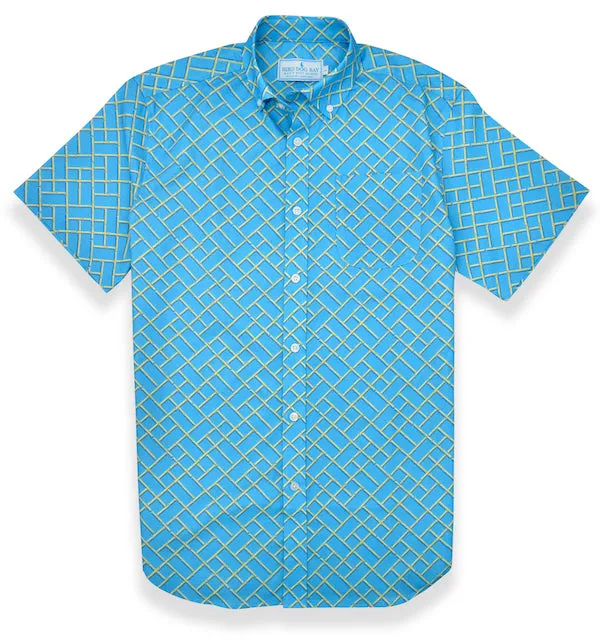 Bamboo Lattice: Weekender - Blue Workwear Essential