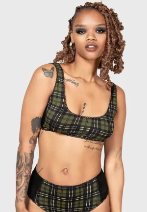 Killstar - Autumn Lights Green - Bra Gentle Lines