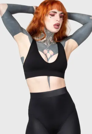 Shopping Runners Killstar - DevilS Own Sports Black - Sport Bra