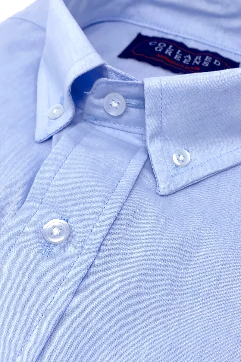 Stylish and Versatile Basil: Brookline Button Down Shirt - Light Blue