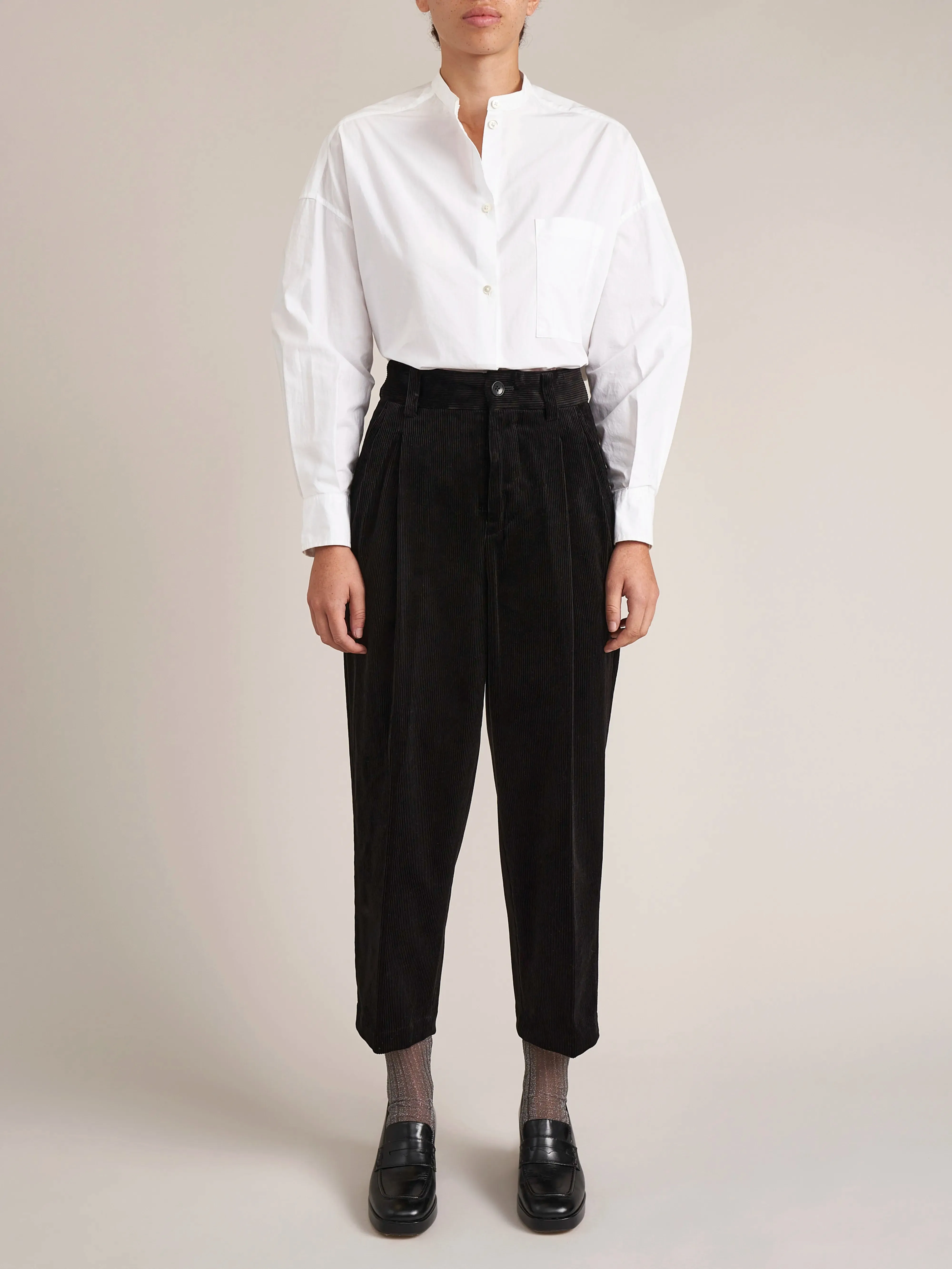 Bass Corduroy Pants (232 / W / BLACK) Clean Lines